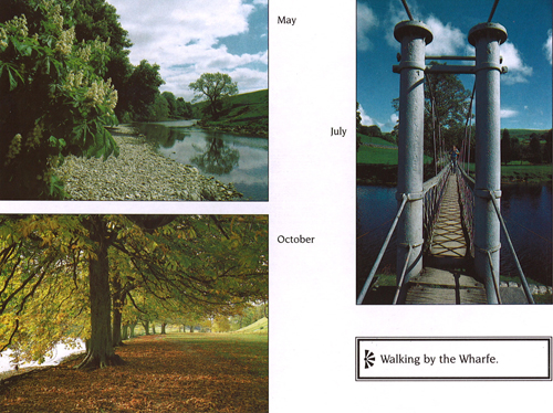 Walking by the Wharfe postcards